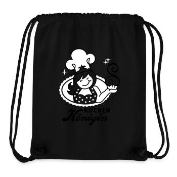 Küchen Königin - kitchen queen 2C - Stanley/Stella recycelter Gym Bag - Schwarz - Vorne