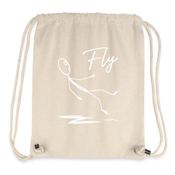 Fly - Stanley/Stella recycelter Gym Bag - Naturweiß - Vorne