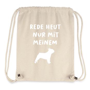 Talking Pug Pug Life Dogs Dog Walk Bello Mood Woof - Stanley/Stella Recycled Gym Bag - natural - Front