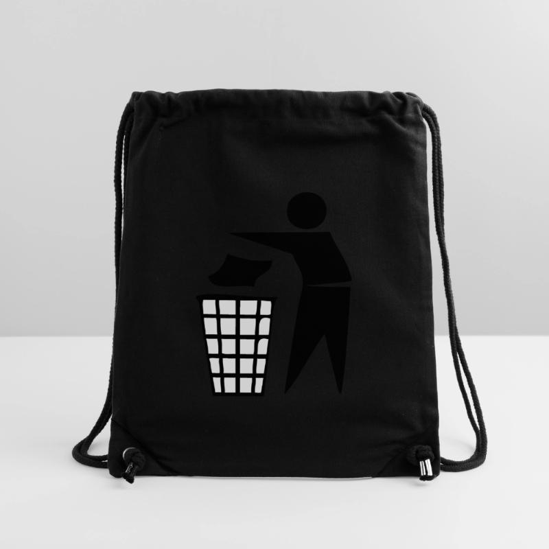 éclaircir, des déchets, plus mülleimer, nettoyer, Sac à cordon recyclé Stanley/Stella