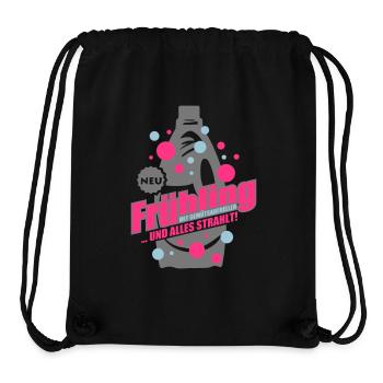 fruehling - Stanley/Stella recycelter Gym Bag - Schwarz - Vorne