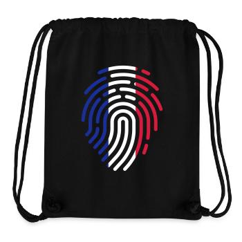 France Français Française French Frankreich - Stanley/Stella Recycled Gym Bag - black - Front