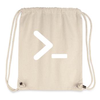 >_ OS Programm prompt - Stanley/Stella recycelter Gym Bag - Naturweiß - Vorne