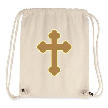 Kreuz Cross - Stanley/Stella recycelter Gym Bag - Naturweiß - Vorne