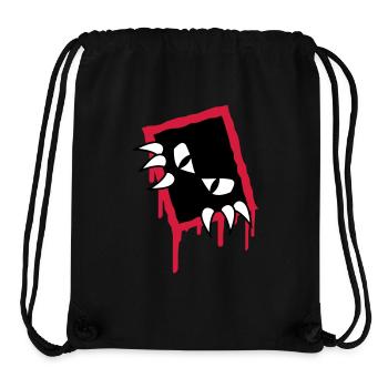 Monster - Sac à cordon recyclé Stanley/Stella - noir - Devant