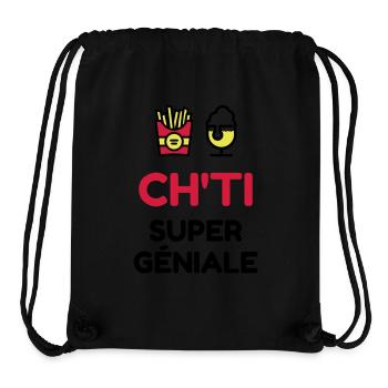 Ch'ti / Nord / Chti / Ch'ti mi / Nordiste - Stanley/Stella recycelter Gym Bag - Schwarz - Vorne
