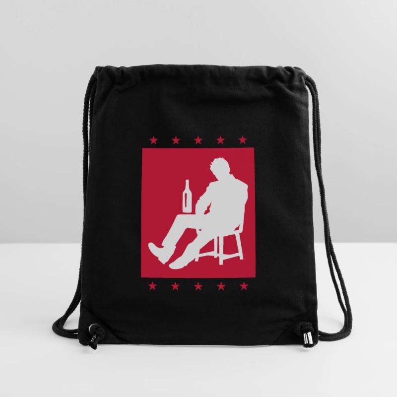 Drunk Man Drinking Drunk Stanley/Stella Recycled Gym Bag