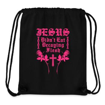 Jesus didn't eat decaying flesh - Stanley/Stella Recycled Gym Bag - black - Front