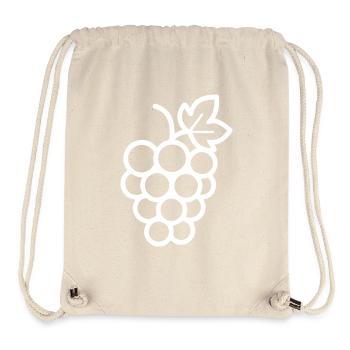 Grapes Symbol - Stanley/Stella Recycled Gym Bag - natural - Front