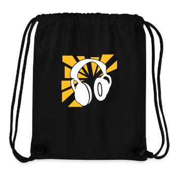 Explodierende Kopfhörer - Stanley/Stella recycelter Gym Bag - Schwarz - Vorne