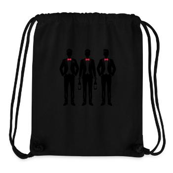 Bräutigam Team - Stanley/Stella recycelter Gym Bag - Schwarz - Vorne