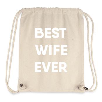Best Wife of All Time - Best Wife Ever - Stanley/Stella Recycled Gym Bag - natural - Front