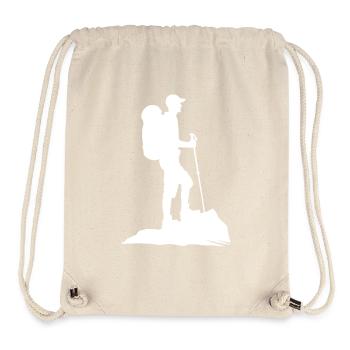 Wander Wanderer Wanderung - Stanley/Stella recycelter Gym Bag - Naturweiß - Vorne