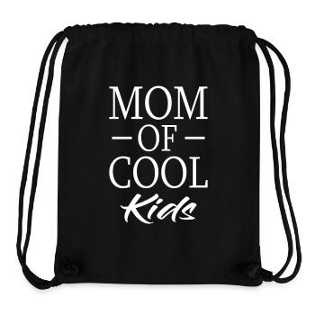 Stolze Mama 2 3 4 Kinder Söhne Töchter Mom of cool - Stanley/Stella recycelter Gym Bag - Schwarz - Vorne