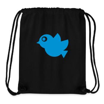 Vogel - Stanley/Stella recycelter Gym Bag - Schwarz - Vorne