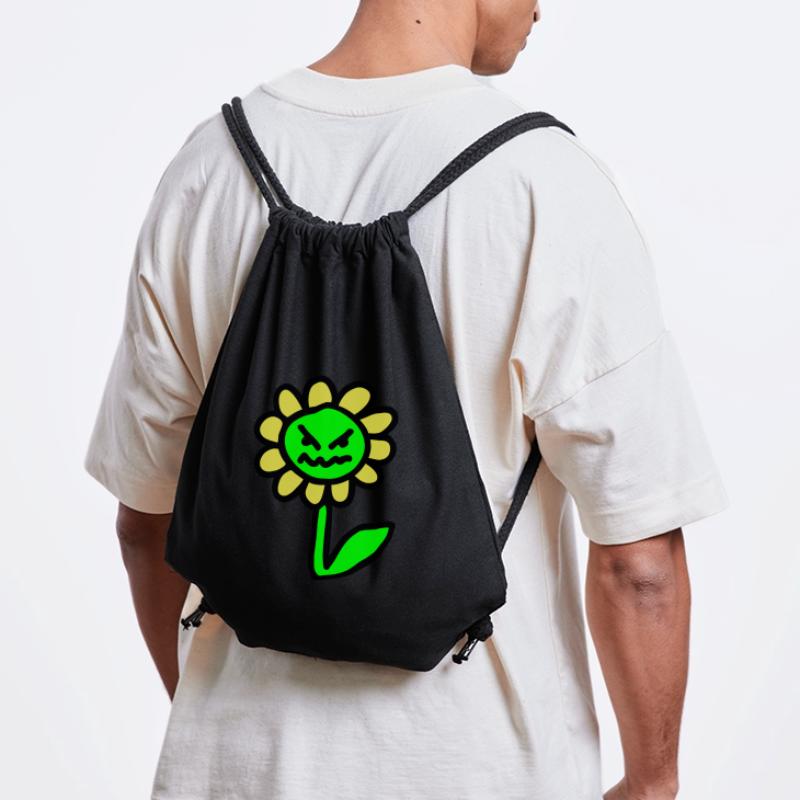 méchant Fleur - 3 Sac à cordon recyclé Stanley/Stella