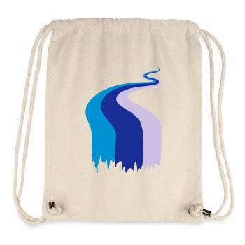 river, stream, colors - Stanley/Stella Recycled Gym Bag - natural - Front