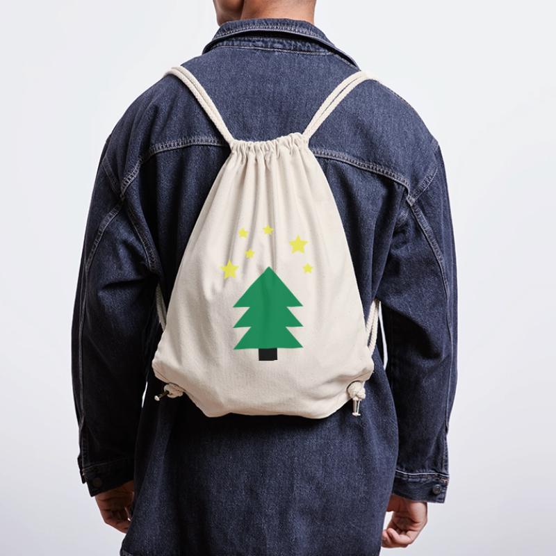 Christmas tree green Stanley/Stella Recycled Gym Bag