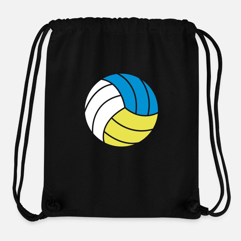 Volleyball - Stanley/Stella recycelter Gym Bag - Schwarz