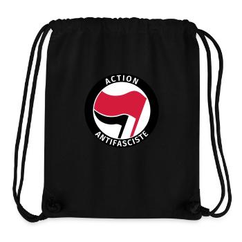 Action Antifasciste - Stanley/Stella recycelter Gym Bag - Schwarz - Vorne
