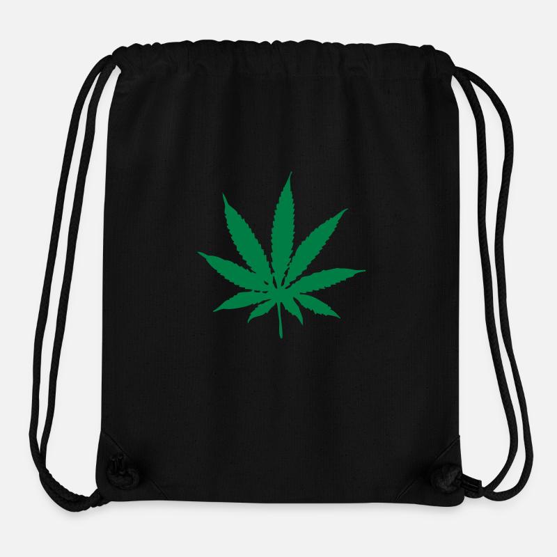 gras_1c - Sac à cordon recyclé Stanley/Stella - noir