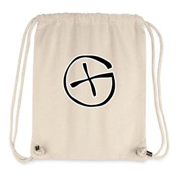 Geocaching - Stanley/Stella recycelter Gym Bag - Naturweiß - Vorne