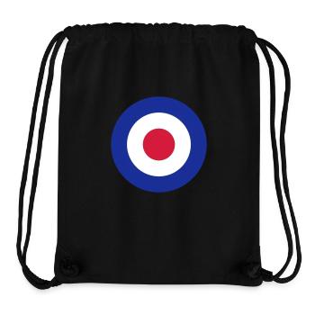 MOD Roundel Bullseye Target - Stanley/Stella Recycled Gym Bag - black - Front