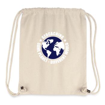 Geocaching - Stanley/Stella recycelter Gym Bag - Naturweiß - Vorne