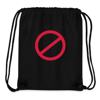 stop - Stanley/Stella Recycled Gym Bag - black - Front