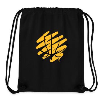 Basketball 58 - Stanley/Stella recycelter Gym Bag - Schwarz - Vorne