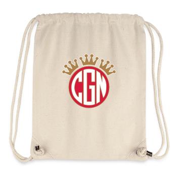 CGN Logo 1 - Stanley/Stella Recycled Gym Bag - natural - Front