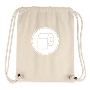 Papier toilette Icône de papier toilette - Sac à cordon recyclé Stanley/Stella - blanc naturel - Devant