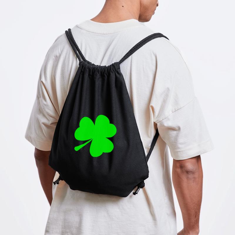 Three Leaf Clover Three Leaves Lucky Symbol Stanley/Stella Recycled Gym Bag