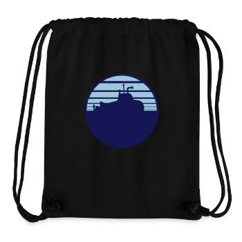 Plongée de surface sous-marine - Sac à cordon recyclé Stanley/Stella - noir - Devant