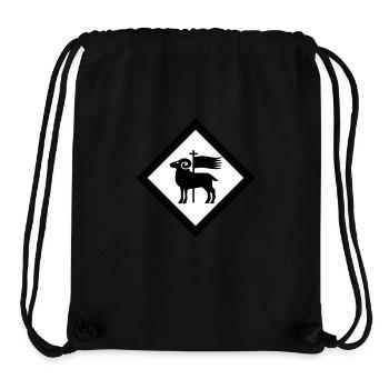 Gotland - Stanley/Stella recycelter Gym Bag - Schwarz - Vorne