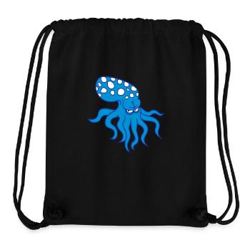 Oktopus Kraken Tintenfisch Kopffüßer Böser Blick - Stanley/Stella recycelter Gym Bag - Schwarz - Vorne