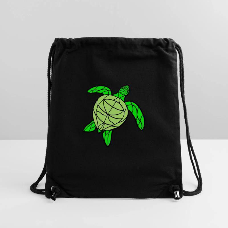 Water turtle lines strokes pattern nice cool Stanley/Stella Recycled Gym Bag
