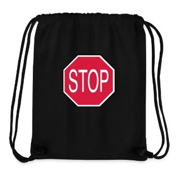 Stop! - Stanley/Stella Recycled Gym Bag - black - Front