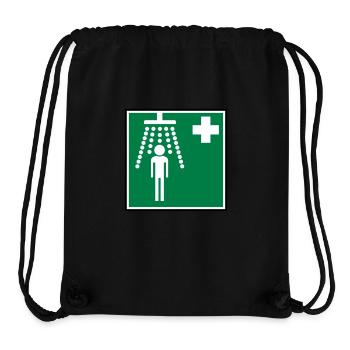 Saubere Krankenhaus Dusche - Stanley/Stella recycelter Gym Bag - Schwarz - Vorne