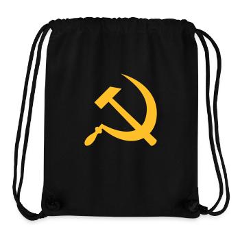 hammer and sickle / hammer & sickle - Stanley/Stella Recycled Gym Bag - black - Front