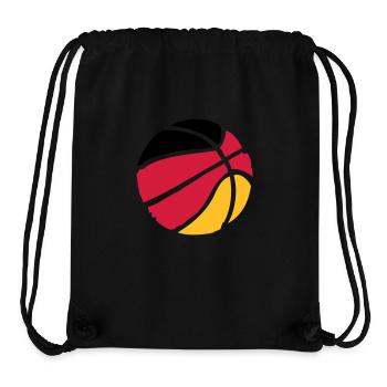 Basket-ball Basketball Basket - Sac à cordon recyclé Stanley/Stella - noir - Devant