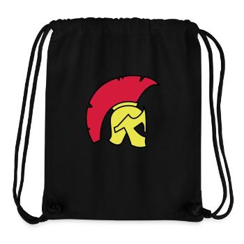 Spartan Helm - Stanley/Stella recycelter Gym Bag - Schwarz - Vorne