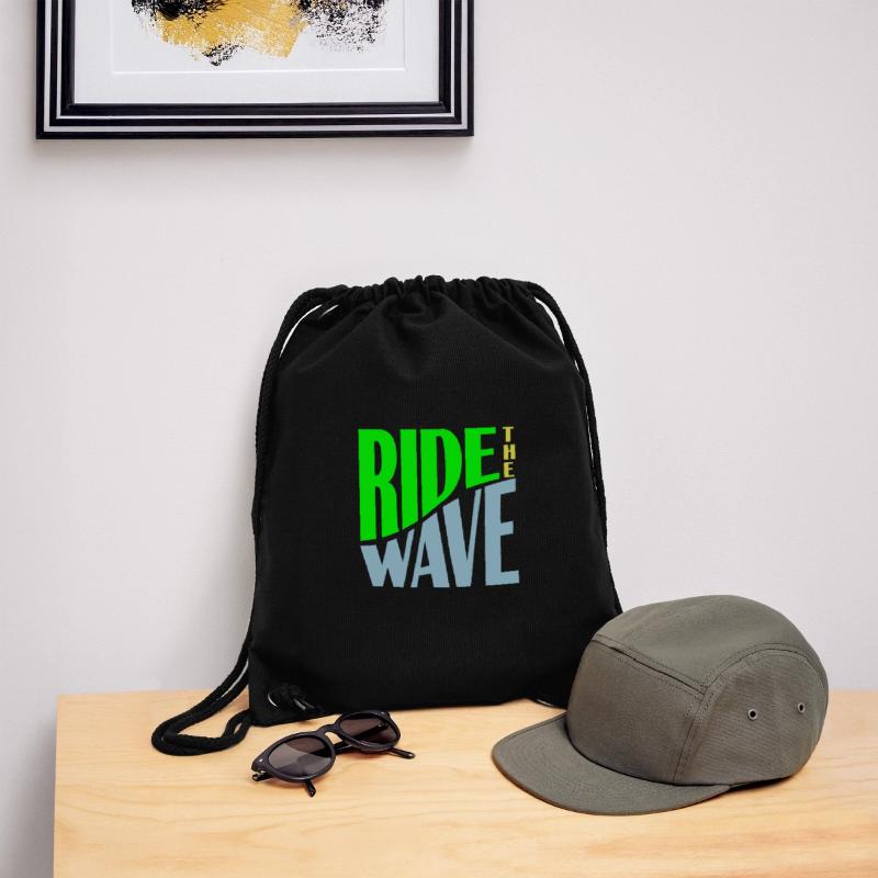 Ride the Wave plotter Stanley/Stella Recycled Gym Bag