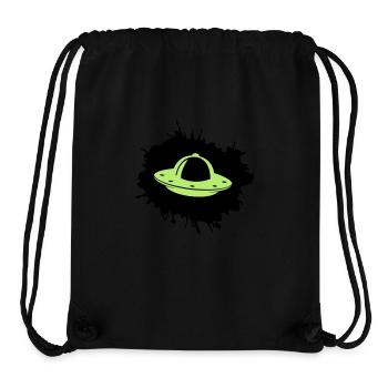 Ufo Klecks - Stanley/Stella recycelter Gym Bag - Schwarz - Vorne