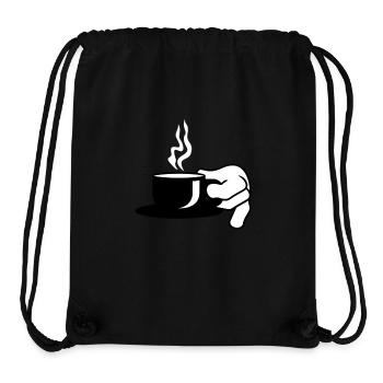 elegant cup o' tea or coffee / Vornehme Tasse Tee - Stanley/Stella recycelter Gym Bag - Schwarz - Vorne