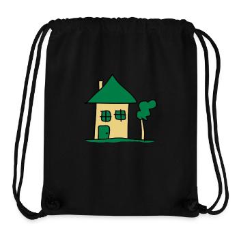 house - Stanley/Stella Recycled Gym Bag - black - Front