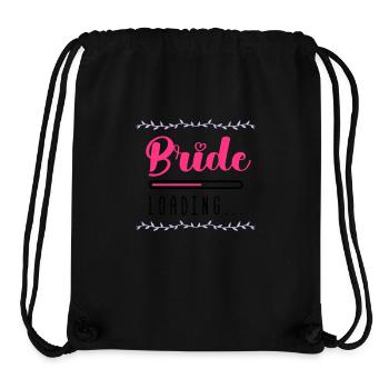 Chargement de la mariée - Sac à cordon recyclé Stanley/Stella - noir - Devant