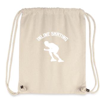 Inline Skating - Stanley/Stella Recycled Gym Bag - natural - Front