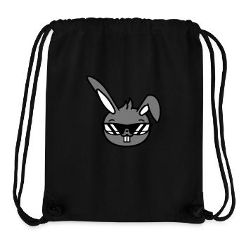 Hase Sonnenbrille Cool Hasenzähne Kaninchen Lustig - Stanley/Stella recycelter Gym Bag - Schwarz - Vorne