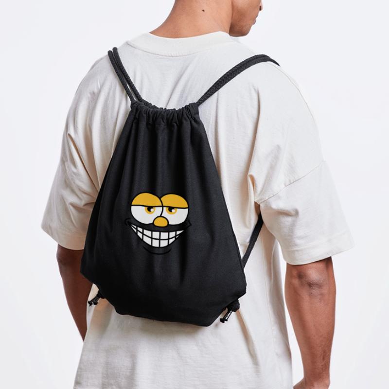 Grinning Comic Face Cool Facial Expression Stanley/Stella Recycled Gym Bag